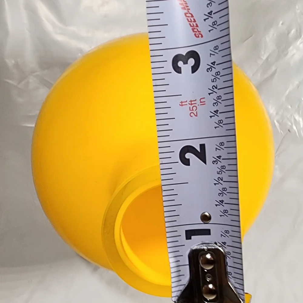 Modern Yellow Globe Ceramic Vase